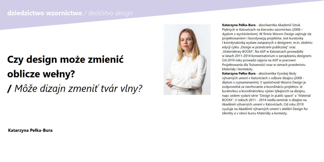 Czy design może zmienić oblicze wełny?