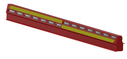 Design of a railing with LED lighting for a fire truck