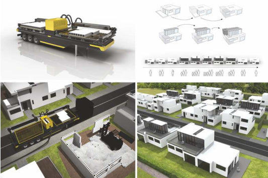 Projekt drukowanych domów modułowych