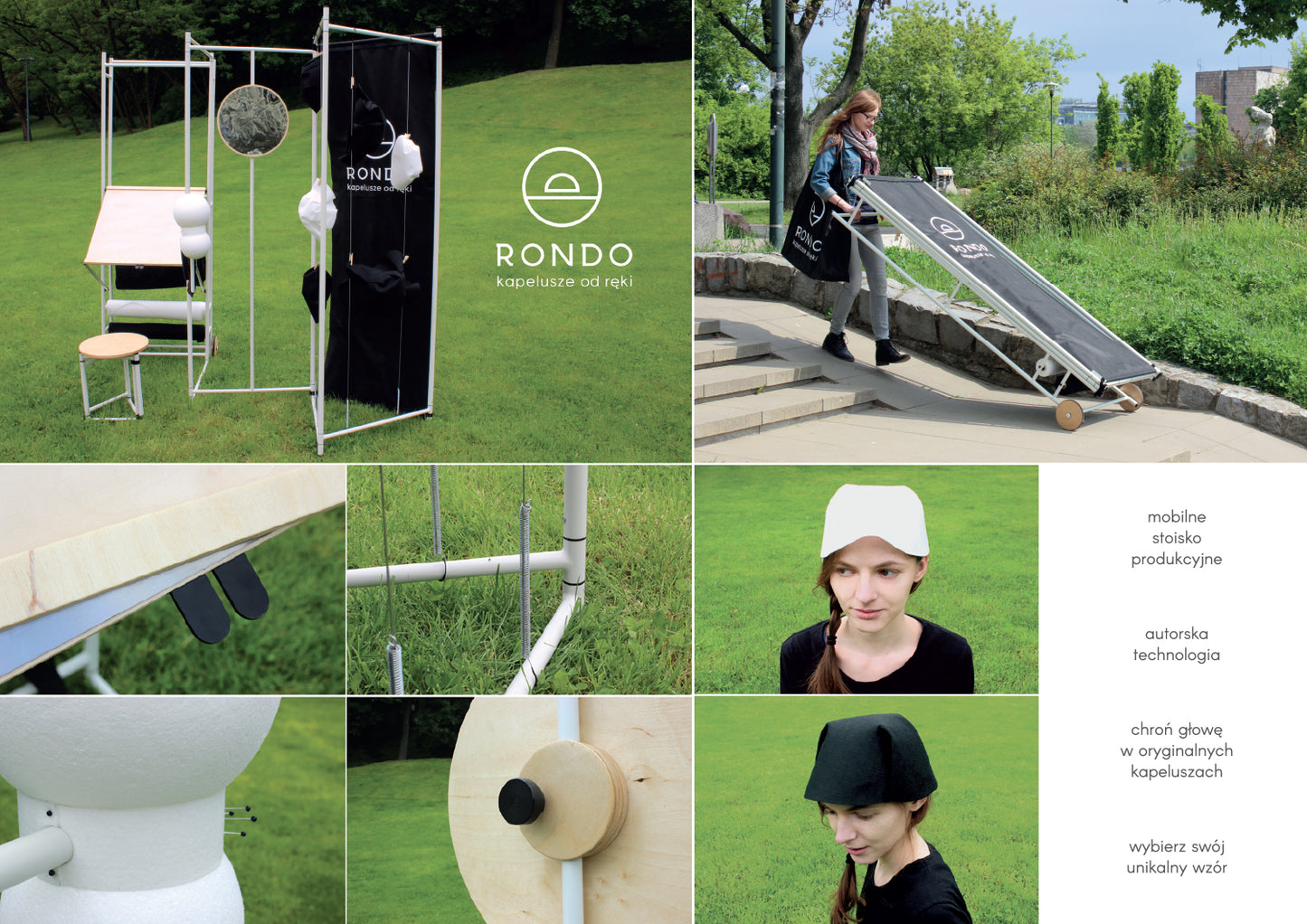 RONDO – Mobile stand for the production of headgear