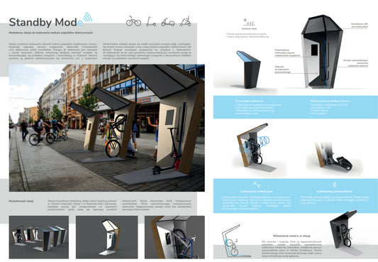 Standby Mode. Modular charging station for small electric vehicles