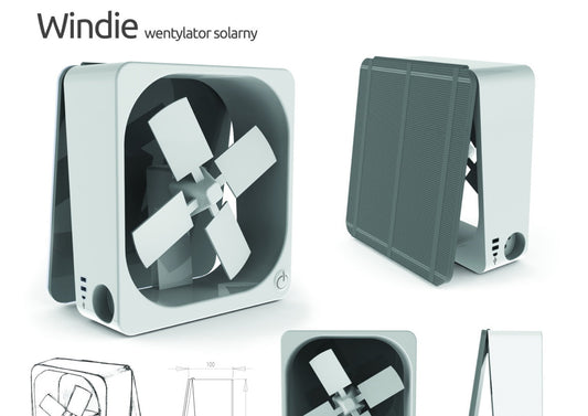 WINDIE wentylator solarny