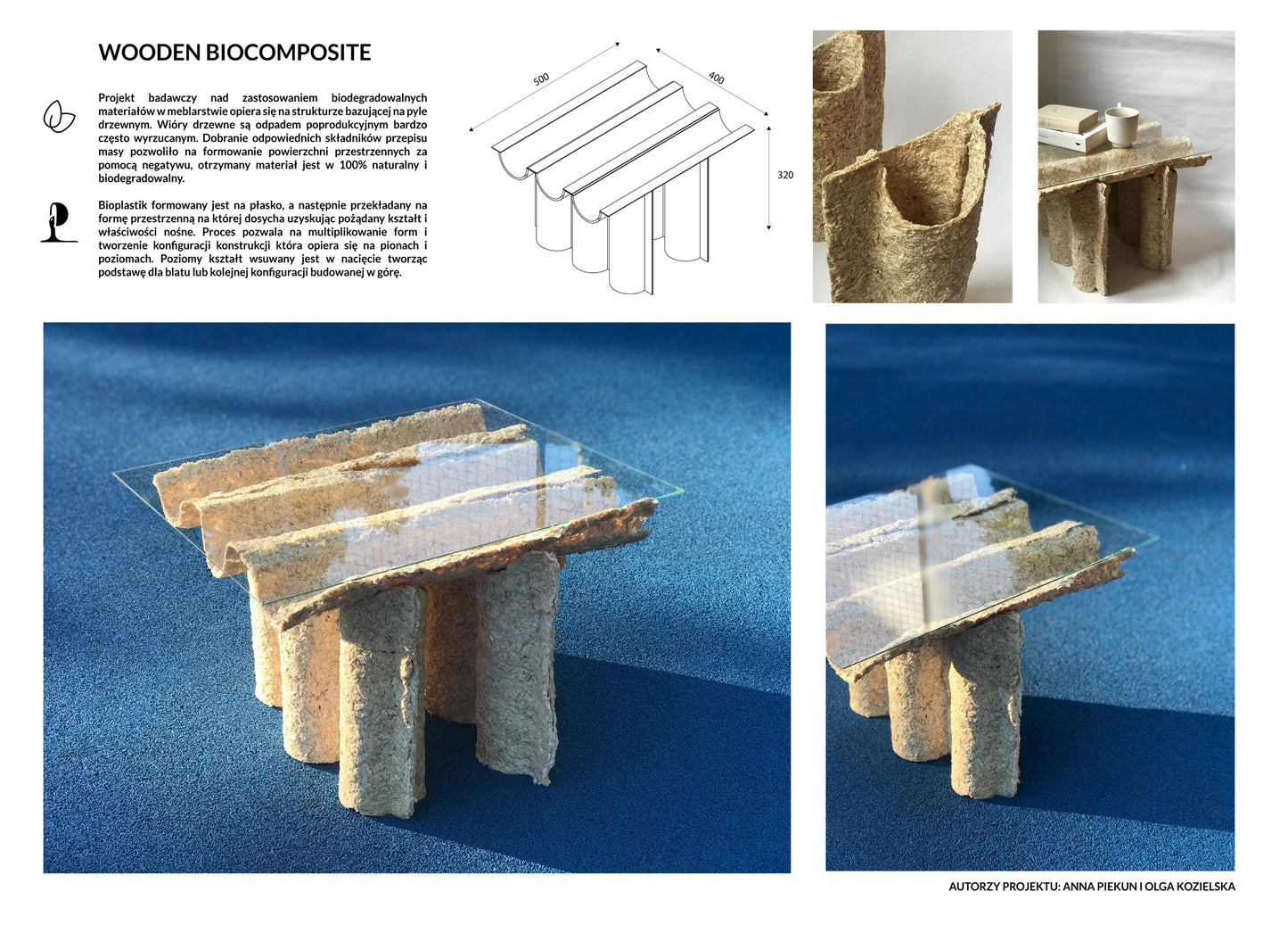 Wooden biocomposite